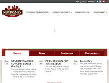Tablet Screenshot of newbremen.com